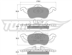 TOMEX Brakes TX 12-17