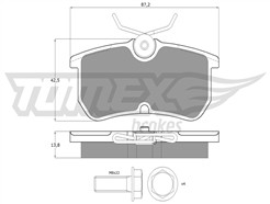 TOMEX Brakes TX 12-18