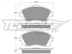 TOMEX Brakes TX 12-19