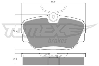 TOMEX Brakes TX 12-20 Číslo výrobce: 12-20. EAN: 5906485553763.