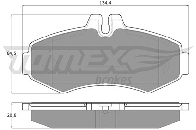 TOMEX Brakes TX 12-23 Číslo výrobce: 12-23. EAN: 5906485553275.