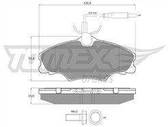 TOMEX Brakes TX 12-31