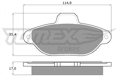 TOMEX Brakes TX 12-41 Číslo výrobce: 12-41. EAN: 5906485553176.
