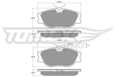 TOMEX Brakes TX 12-441 Číslo výrobce: 12-441. EAN: 5906485553817.