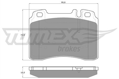 TOMEX Brakes TX 12-711 Číslo výrobce: 21153. EAN: 5901646601840.