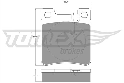 TOMEX Brakes TX 12-73 Číslo výrobce: 12-73. EAN: 5906485555200.