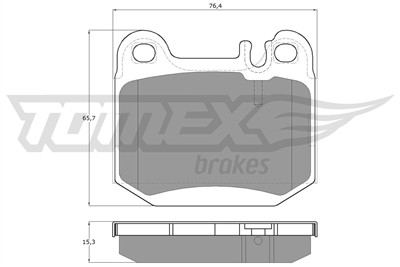 TOMEX Brakes TX 12-86 Číslo výrobce: 12-86. EAN: 5906485555385.