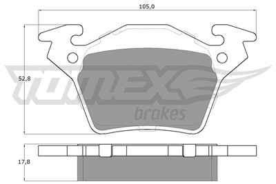 TOMEX Brakes TX 12-89 Číslo výrobce: 12-89. EAN: 5906485555408.