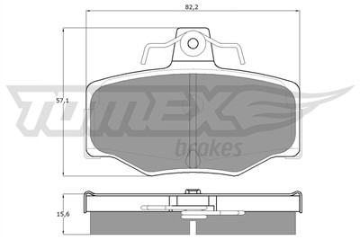 TOMEX Brakes TX 12-93 Číslo výrobce: 12-93. EAN: 5906485555439.