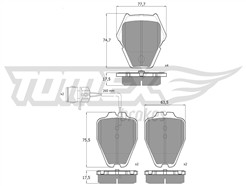 TOMEX Brakes TX 13-15