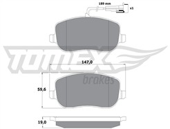 TOMEX Brakes TX 13-341