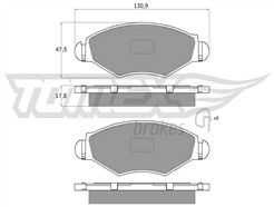 TOMEX Brakes TX 13-43