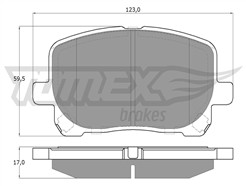 TOMEX Brakes TX 13-67
