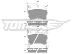TOMEX Brakes TX 13-86