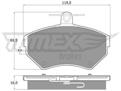 TOMEX Brakes TX 13-94
