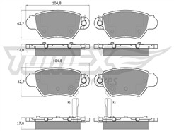 TOMEX Brakes TX 14-12