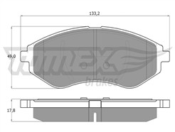 TOMEX Brakes TX 14-22