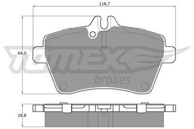 TOMEX Brakes TX 14-56 Číslo výrobce: 14-56. EAN: 5906485559284.