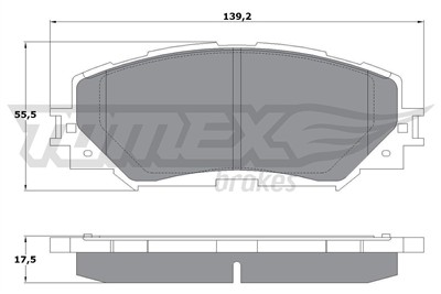 TOMEX Brakes TX 14-72 Číslo výrobce: 14-72. EAN: 5901646644939.