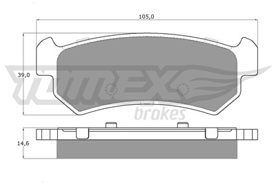 TOMEX Brakes TX 14-98 Číslo výrobce: 14-98. EAN: 5901646643505.