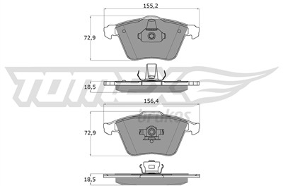 TOMEX Brakes TX 15-26 Číslo výrobce: 15-26. EAN: 5901646645011.