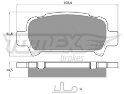 TOMEX Brakes TX 15-46