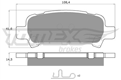 TOMEX Brakes TX 15-46 Číslo výrobce: 15-46. EAN: 5901646643512.