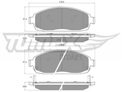 TOMEX Brakes TX 15-52
