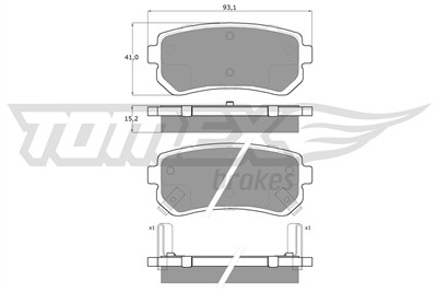 TOMEX Brakes TX 15-66 Číslo výrobce: 15-66. EAN: 5906485559956.