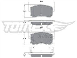 TOMEX Brakes TX 15-80