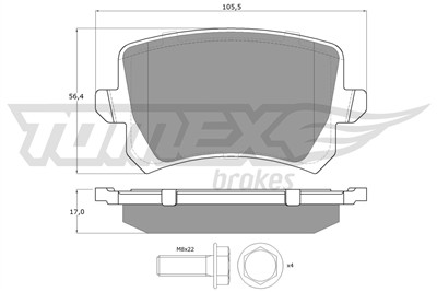 TOMEX Brakes TX 15-83 Číslo výrobce: 15-83. EAN: 5901646643055.