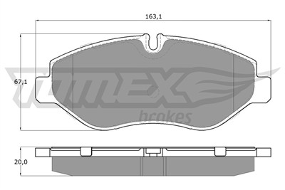 TOMEX Brakes TX 15-86 Číslo výrobce: 15-86. EAN: 5901646642454.