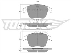 TOMEX Brakes TX 15-93