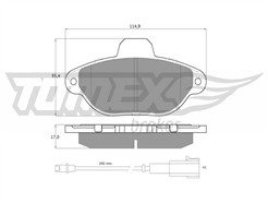 TOMEX Brakes TX 15-96