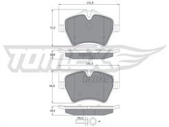 TOMEX Brakes TX 16-04