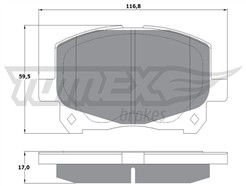 TOMEX Brakes TX 16-11