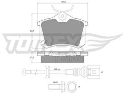 TOMEX Brakes TX 16-15