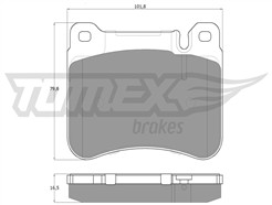 TOMEX Brakes TX 16-20