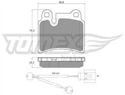 TOMEX Brakes TX 16-21
