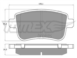 TOMEX Brakes TX 16-38