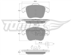 TOMEX Brakes TX 16-75