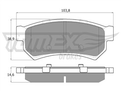 TOMEX Brakes TX 16-77