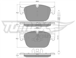 TOMEX Brakes TX 16-78