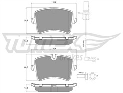 TOMEX Brakes TX 16-82