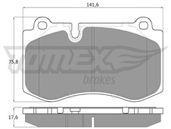 TOMEX Brakes TX 16-87