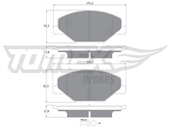 TOMEX Brakes TX 16-98