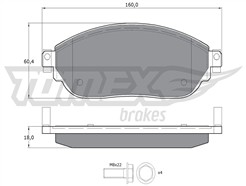 TOMEX Brakes TX 17-04