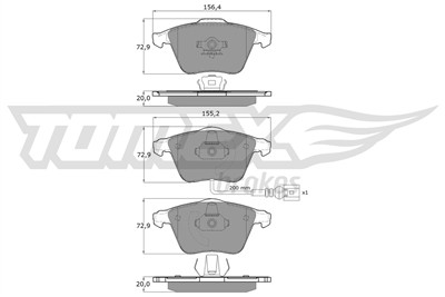 TOMEX Brakes TX 17-11 Číslo výrobce: 17-11. EAN: 5901646644311.
