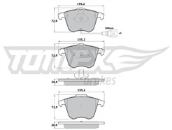 TOMEX Brakes TX 17-12