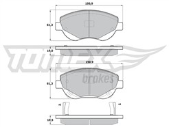 TOMEX Brakes TX 17-20